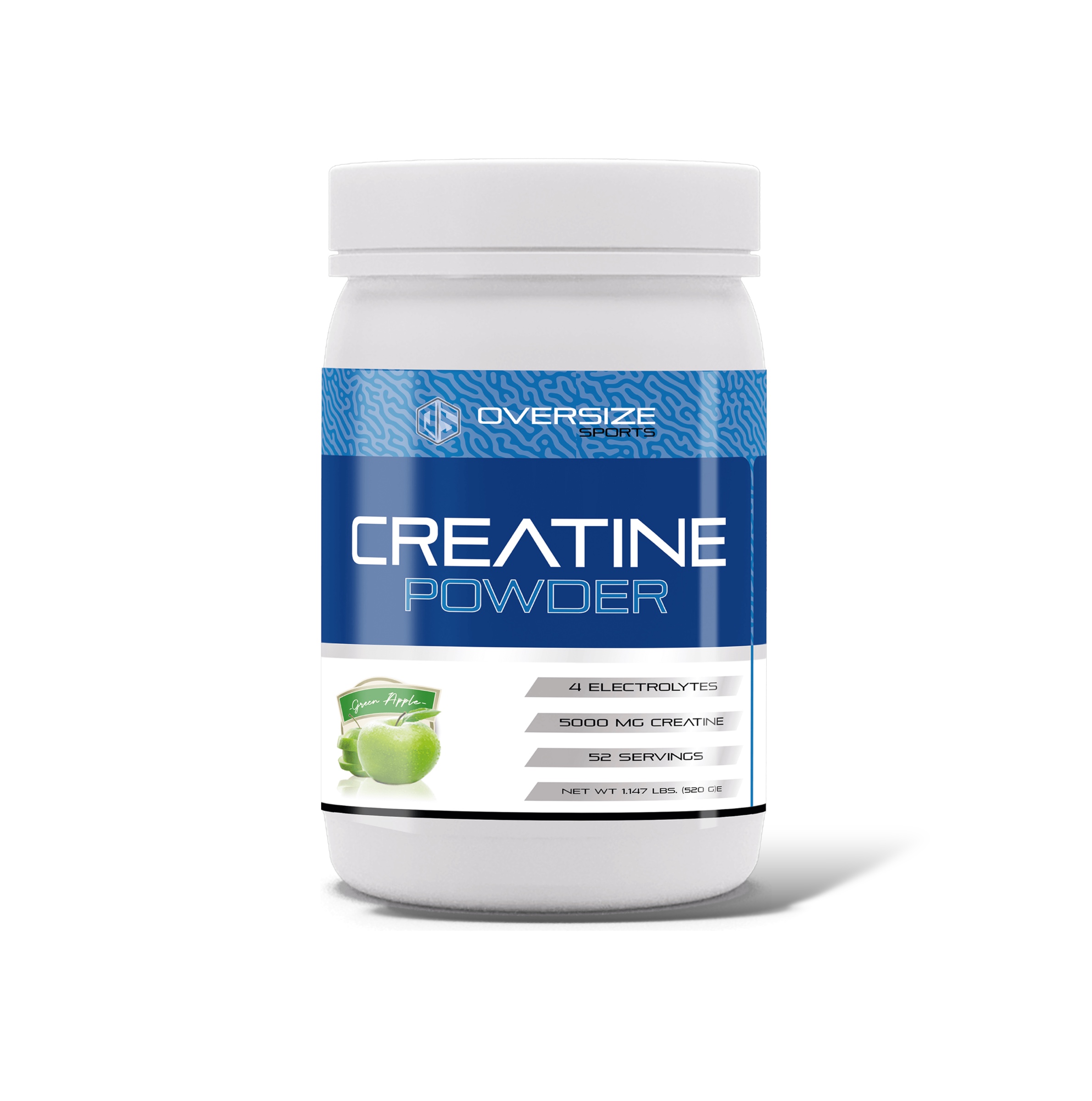 Creatine Powder Yeşil Elma 520g 52 Servis