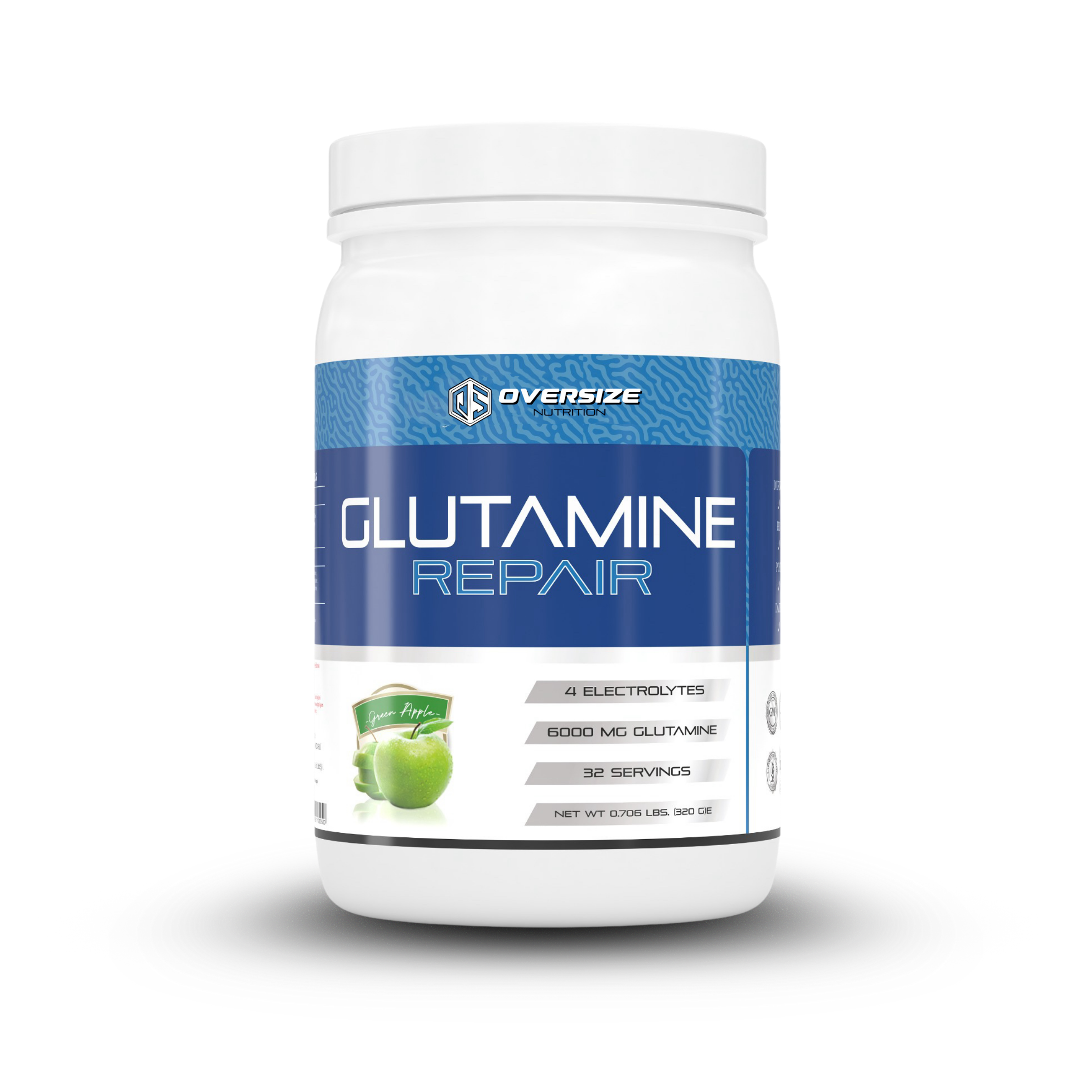 Glutamine Repair Yeşil Elma 320g 32 Servis