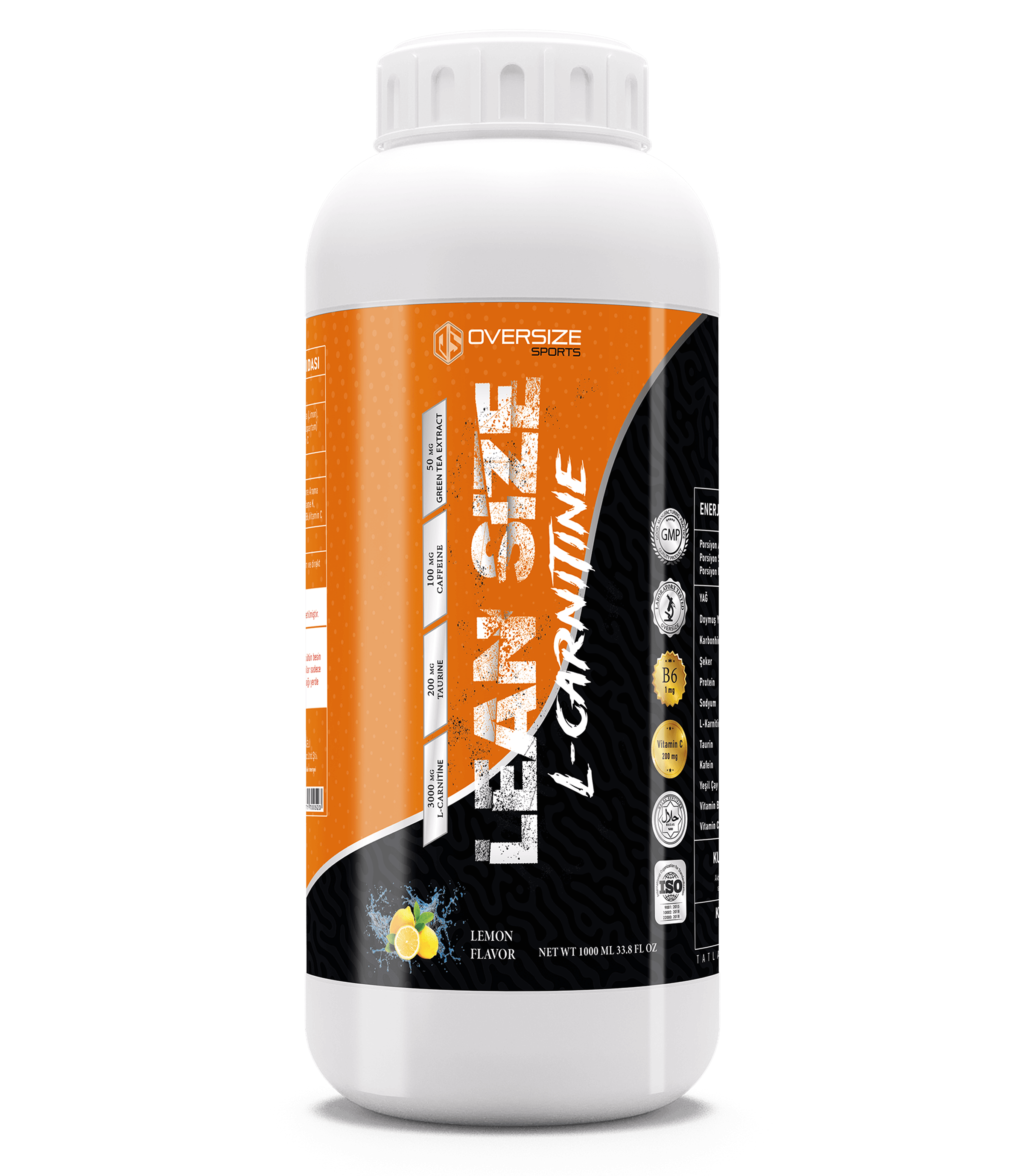 Lean Size L-Carnitine Limon 1000ml 40 Servis