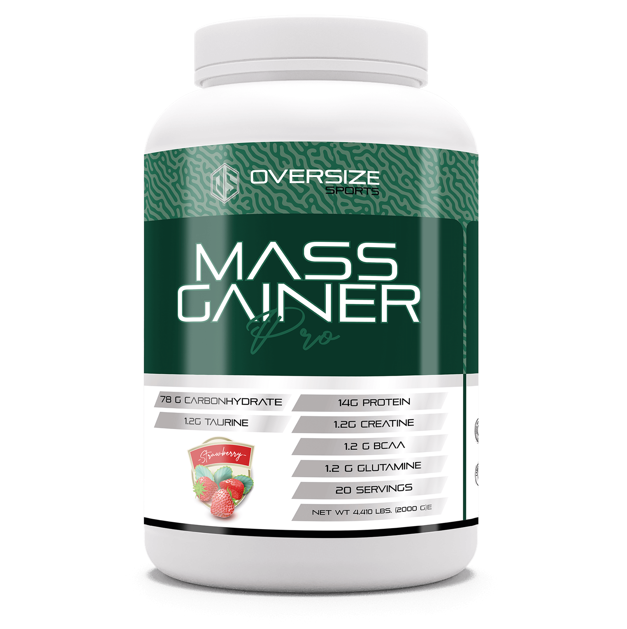 Mass Gainer Pro 2000g 20 Servis Çilek Aromalı