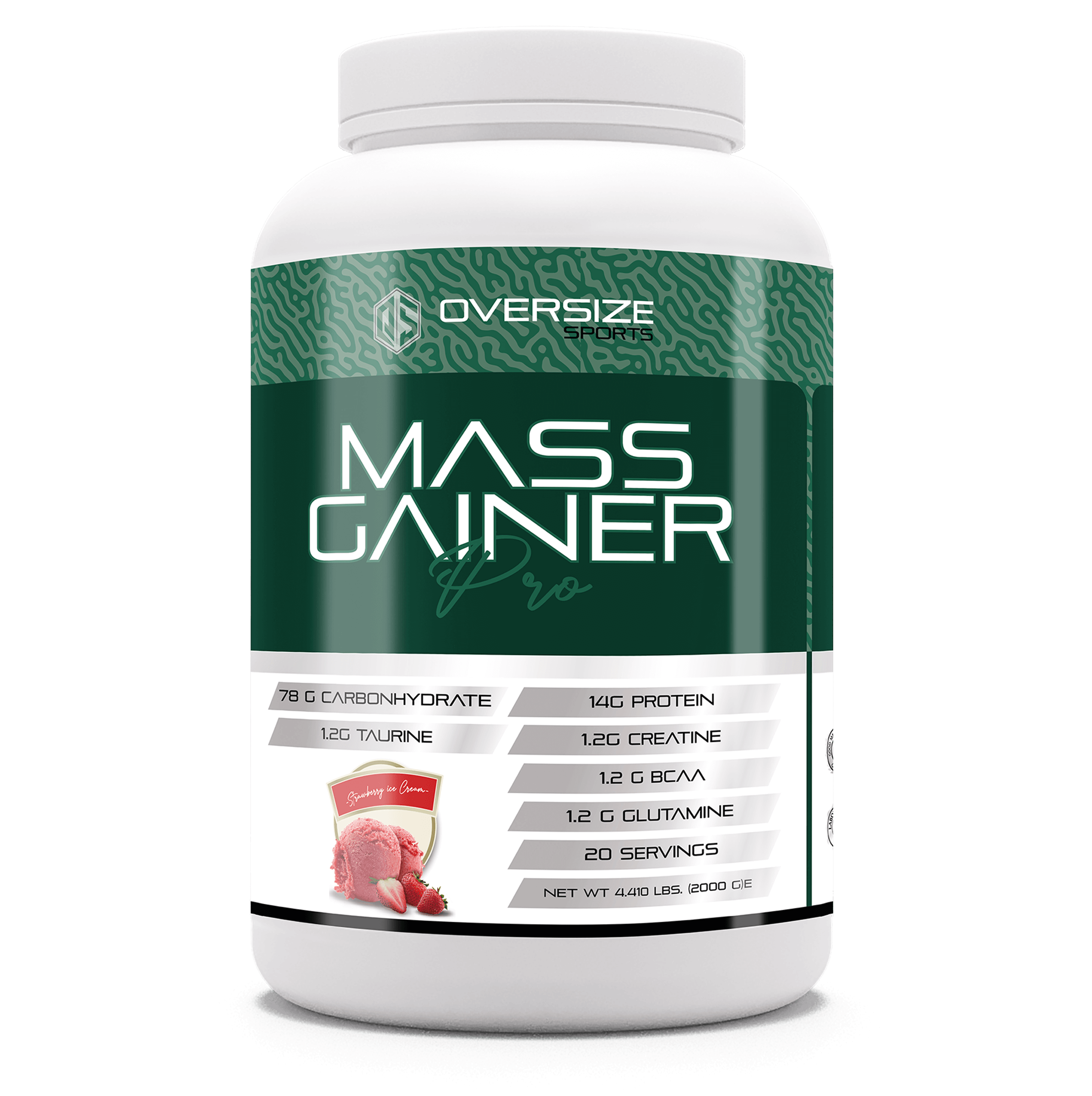 Mass Gainer Pro Çilekli Dondurma 2000g 20 Servis