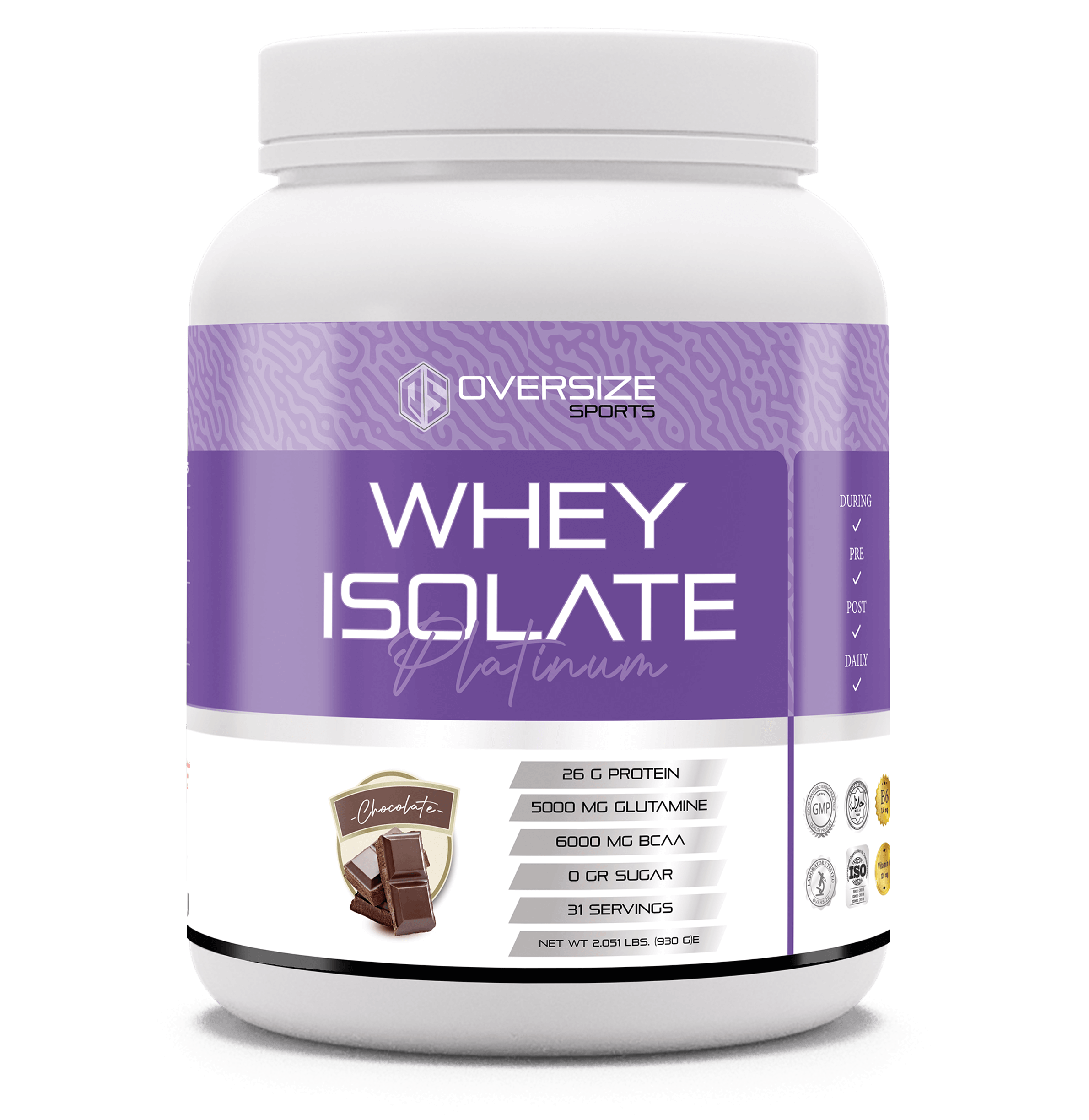 Whey Isolate Platinum Çikolata 930g 31 Servis