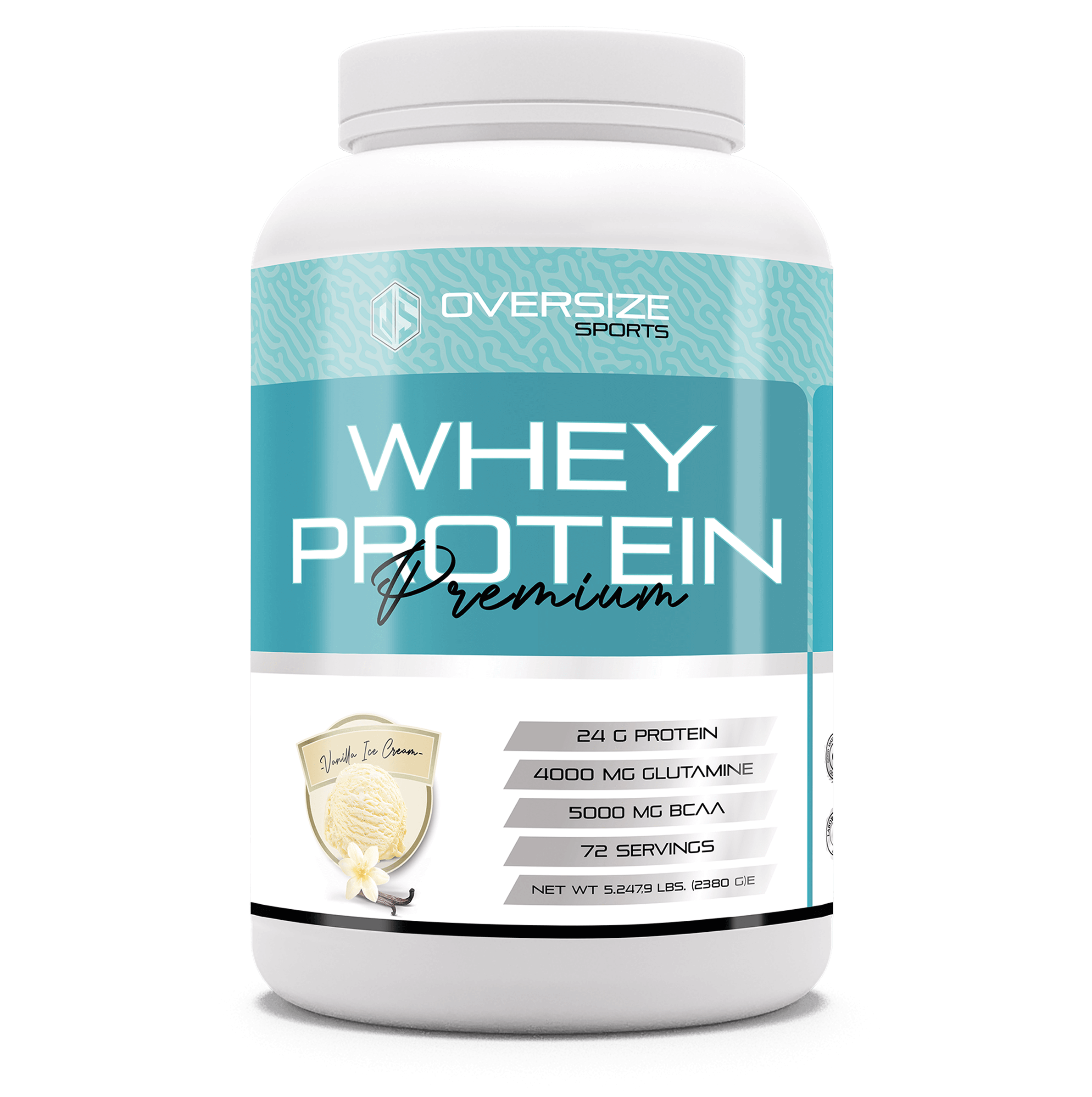 Whey Protein Premium Vanilyalı Dondurma 2380g 72 Servis