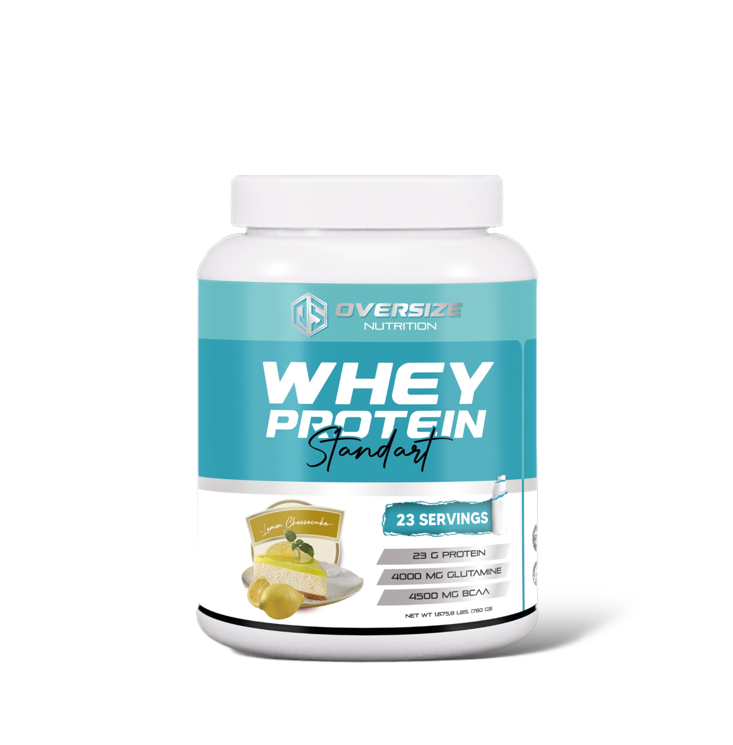 Whey Protein Standart Limonlu Çizkek 760g 23 Servis