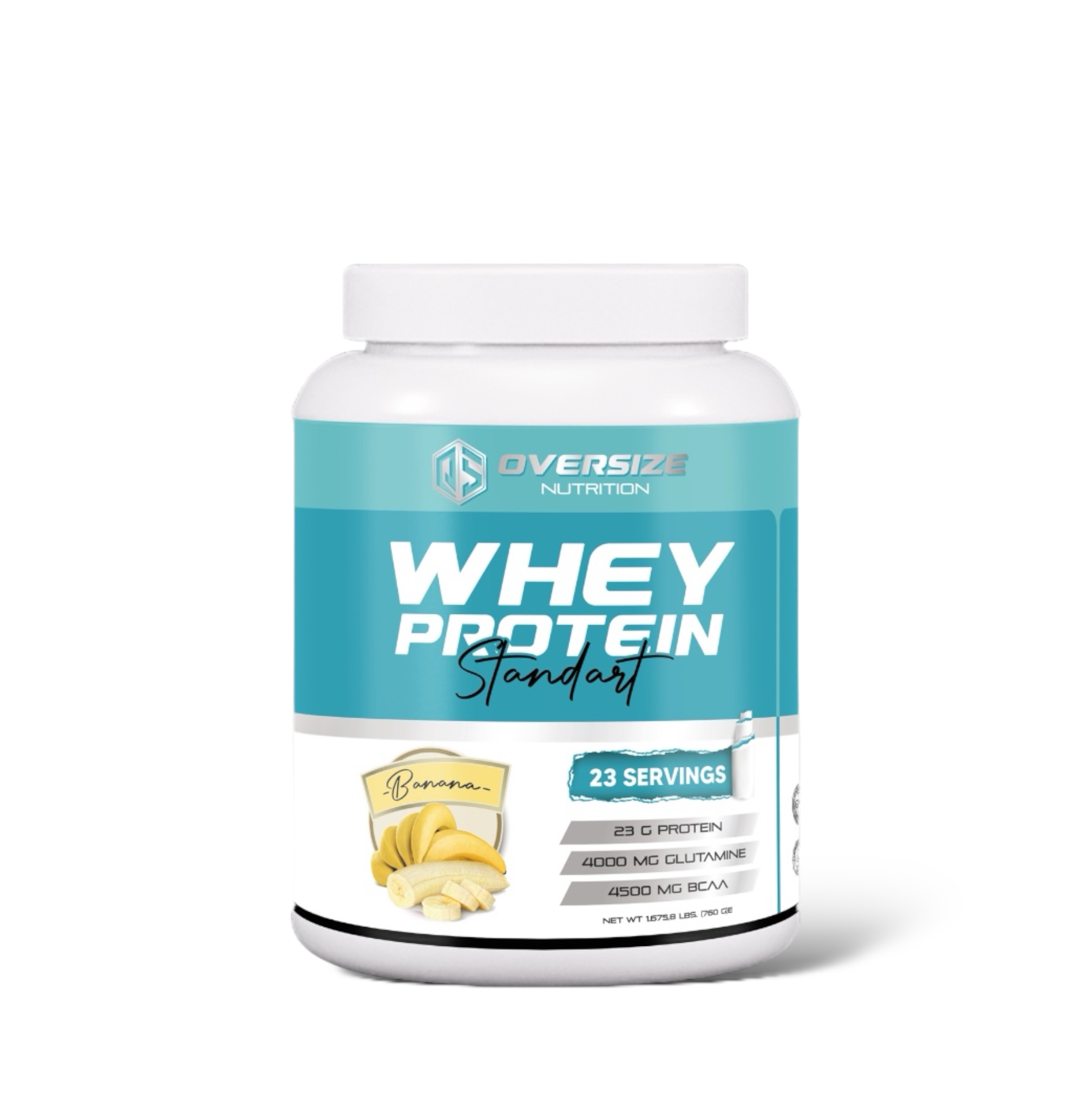 Whey Protein Standart Muz 760g 23 Servis