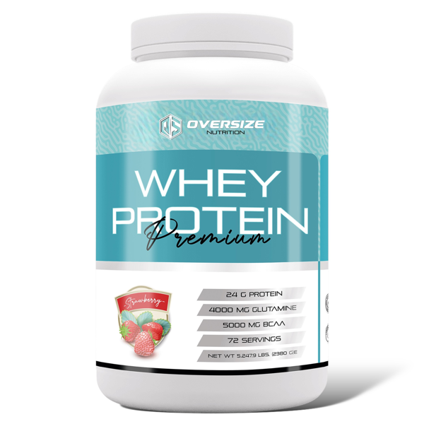 Whey Protein Premium 2380g 72 Servis Çilek Aromalı