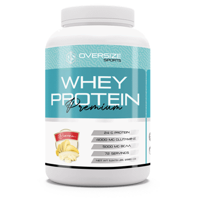 Whey Protein Premium 2380g 72 Servis Muz Aromalı