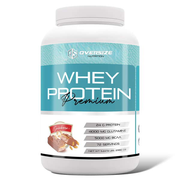 Whey Protein Premium 2380g 72 Servis Snickers Aromalı