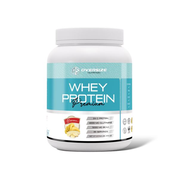 Whey Protein Premium Muz 1170g 35 Servis